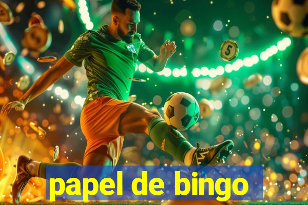 papel de bingo